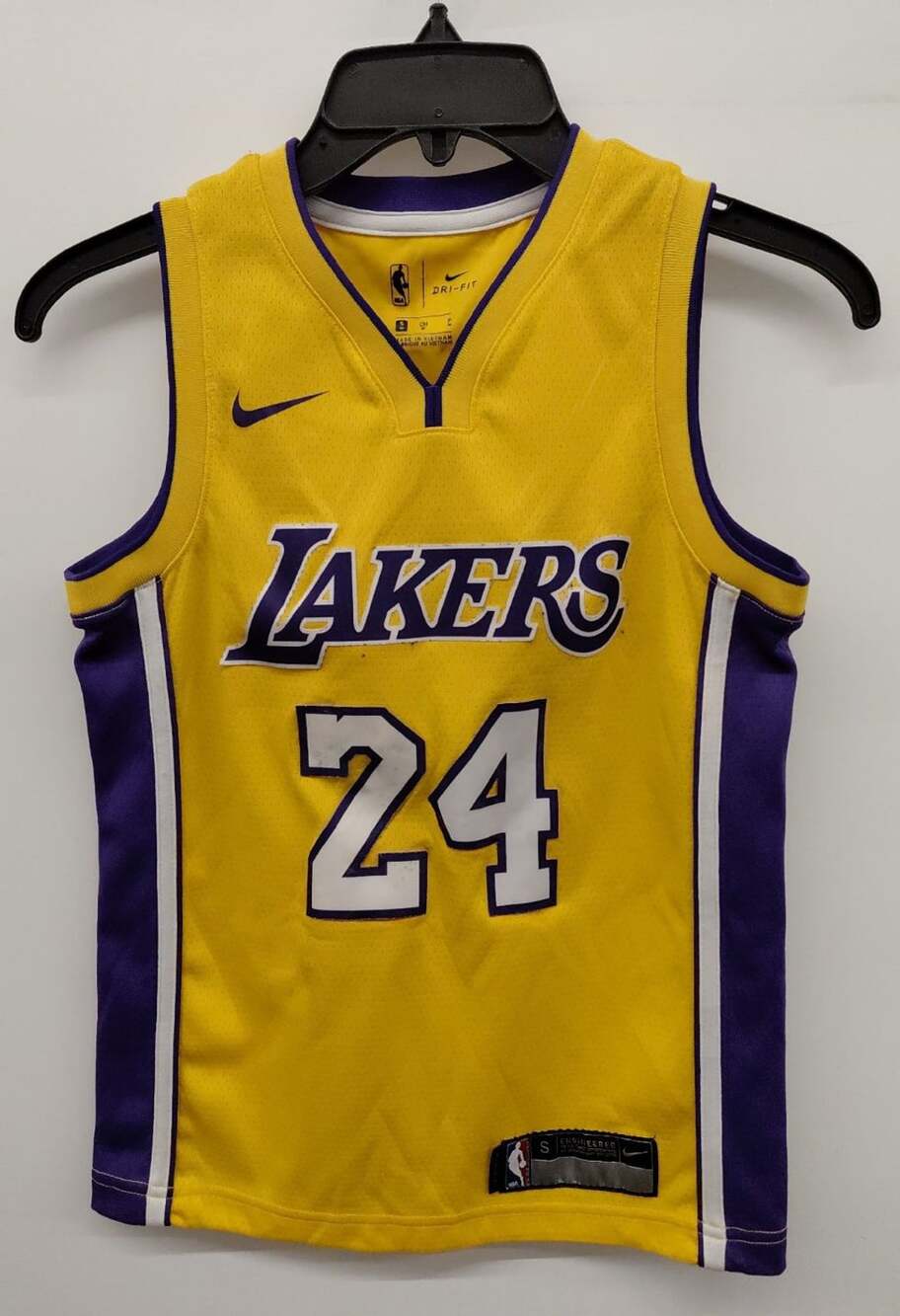 Nike Kobe Bryant Lakers Icon Edition Swingman Jersey Size S Yellow AQ2109-728
